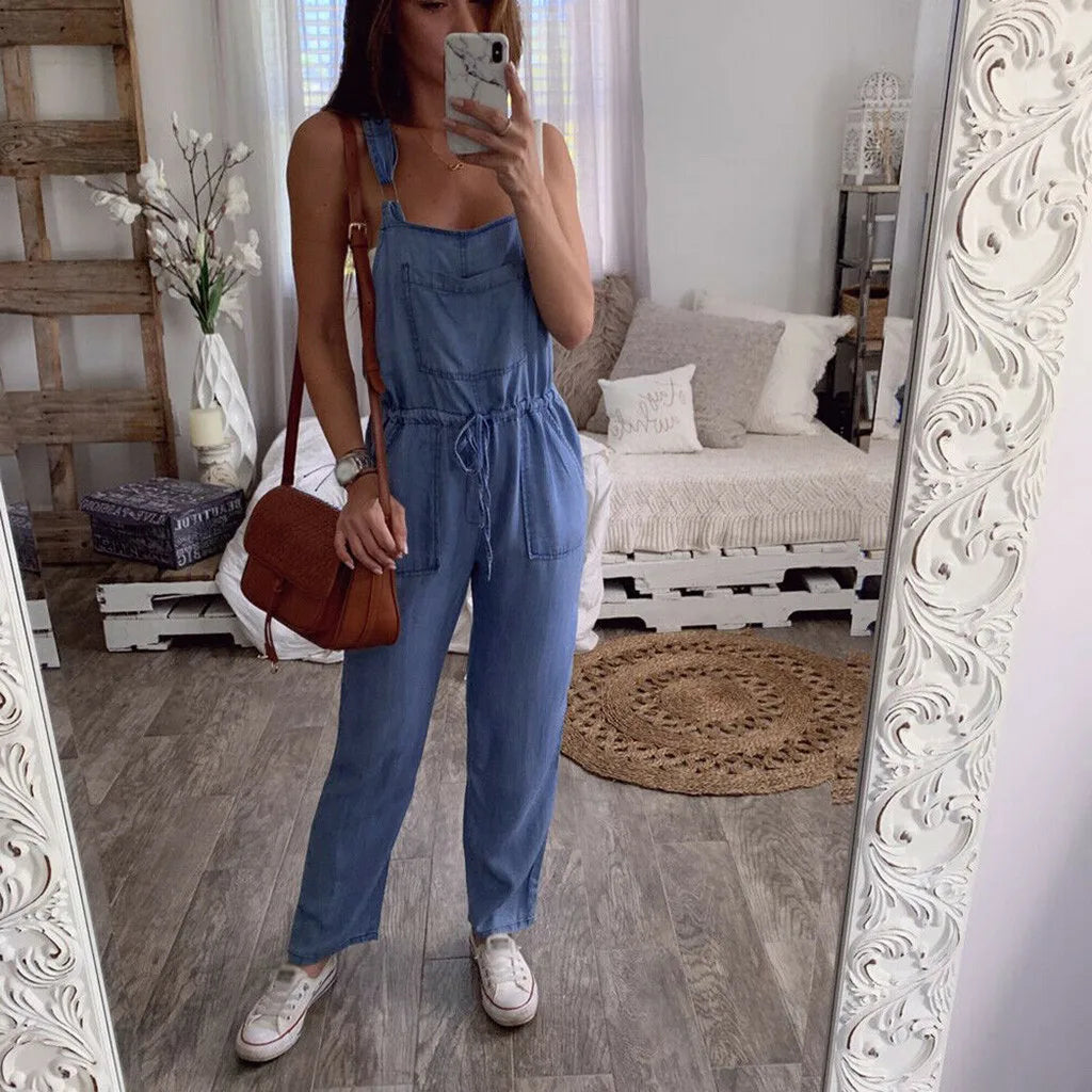 salopette denim mode