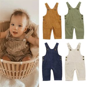 salopette bébé en velours