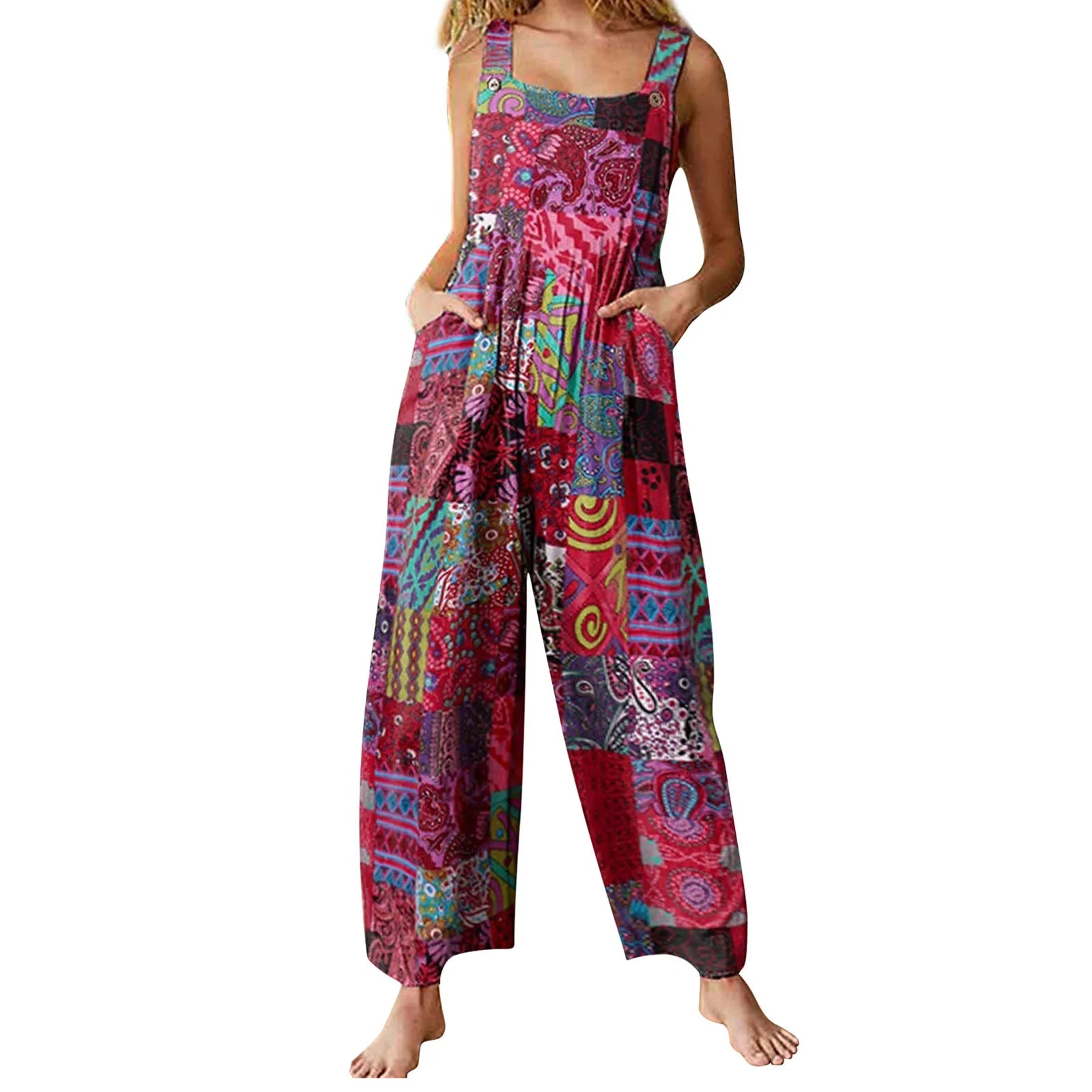 salopette colorée chic