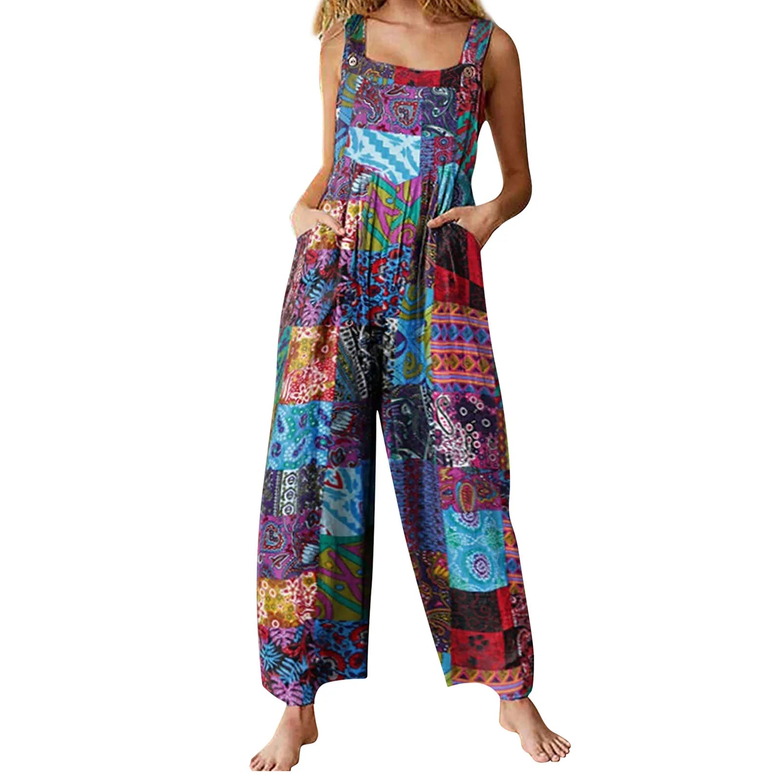 salopette colorée pour femme