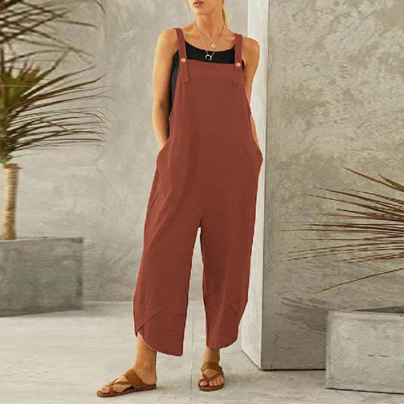 Mode chic salopette fluide