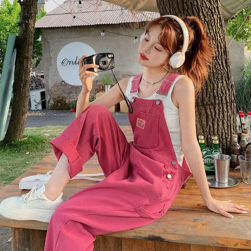 look tendance salopette rose