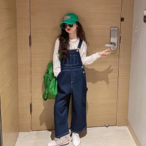 salopette fille 10 ans en jean