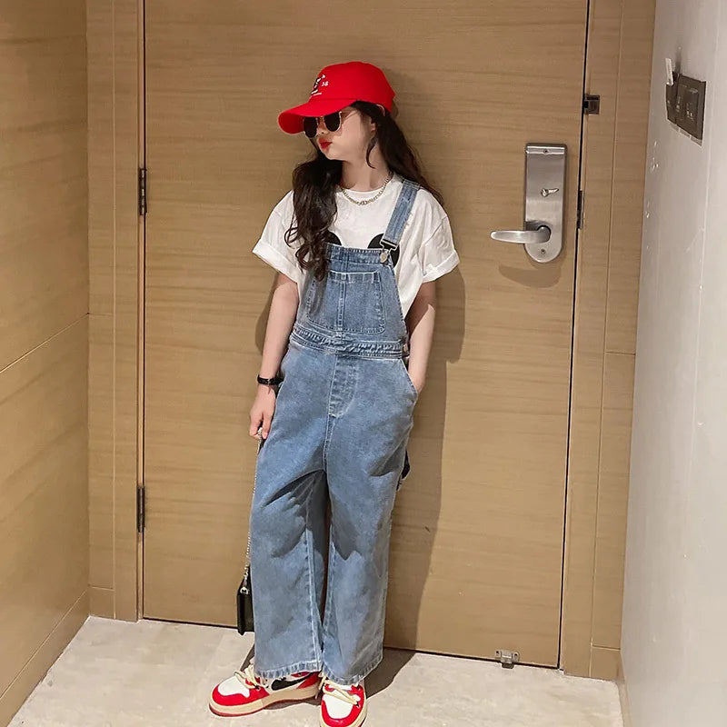 tenue ville salopette fille