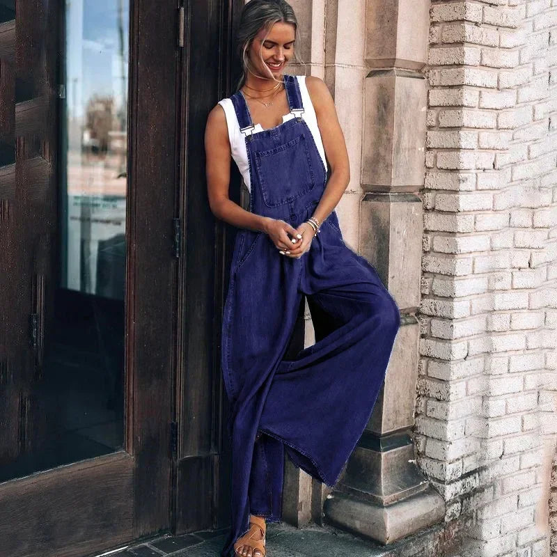 Salopette en denim de qualité