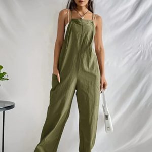 salopette verte élégante