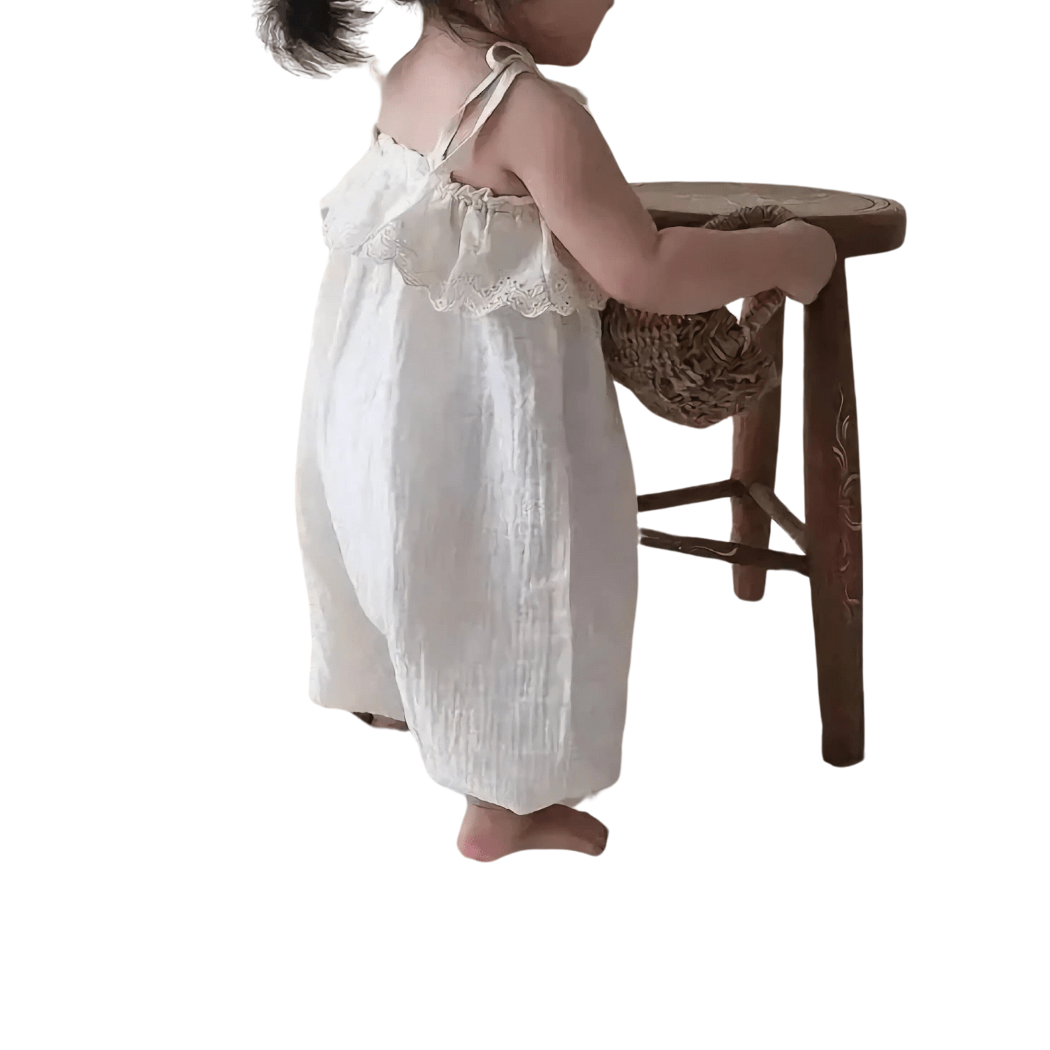 Détails Broderie Salopette Bébé