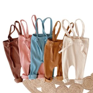 salopette tricot bébé en coton