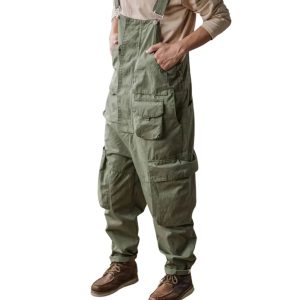 salopette cargo homme en jean
