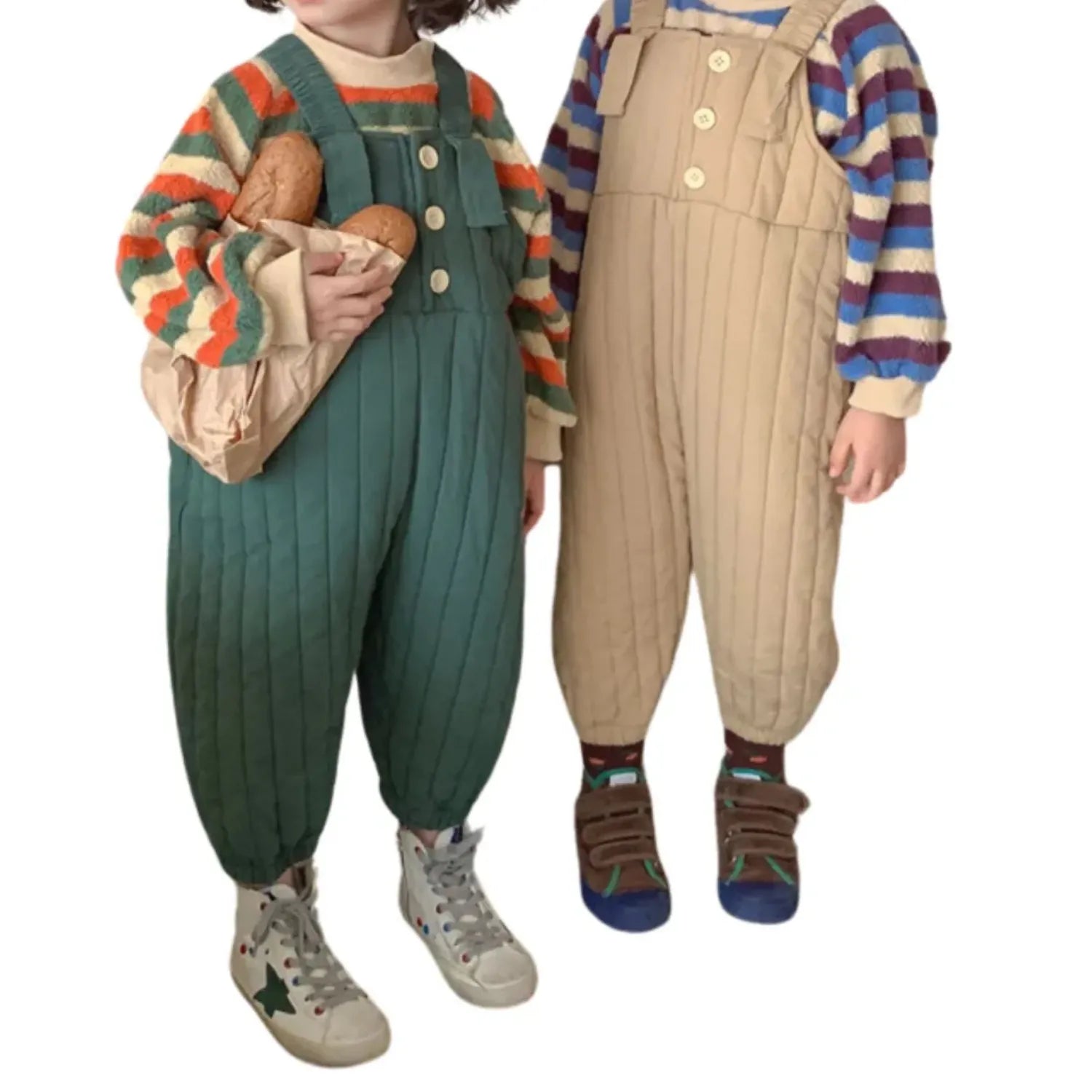 salopette enfant coton matelassé
