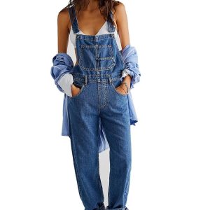 salopette en jean pour femme
