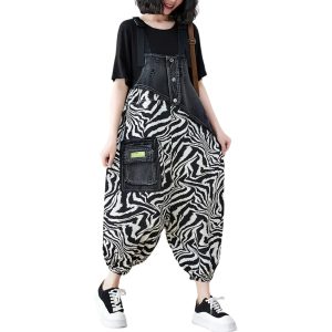 Salopette en jean femme streetwear