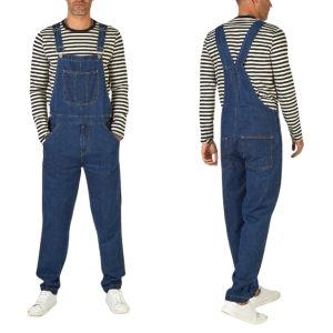 Salopette Pantalon en Jean Brut pour Homme