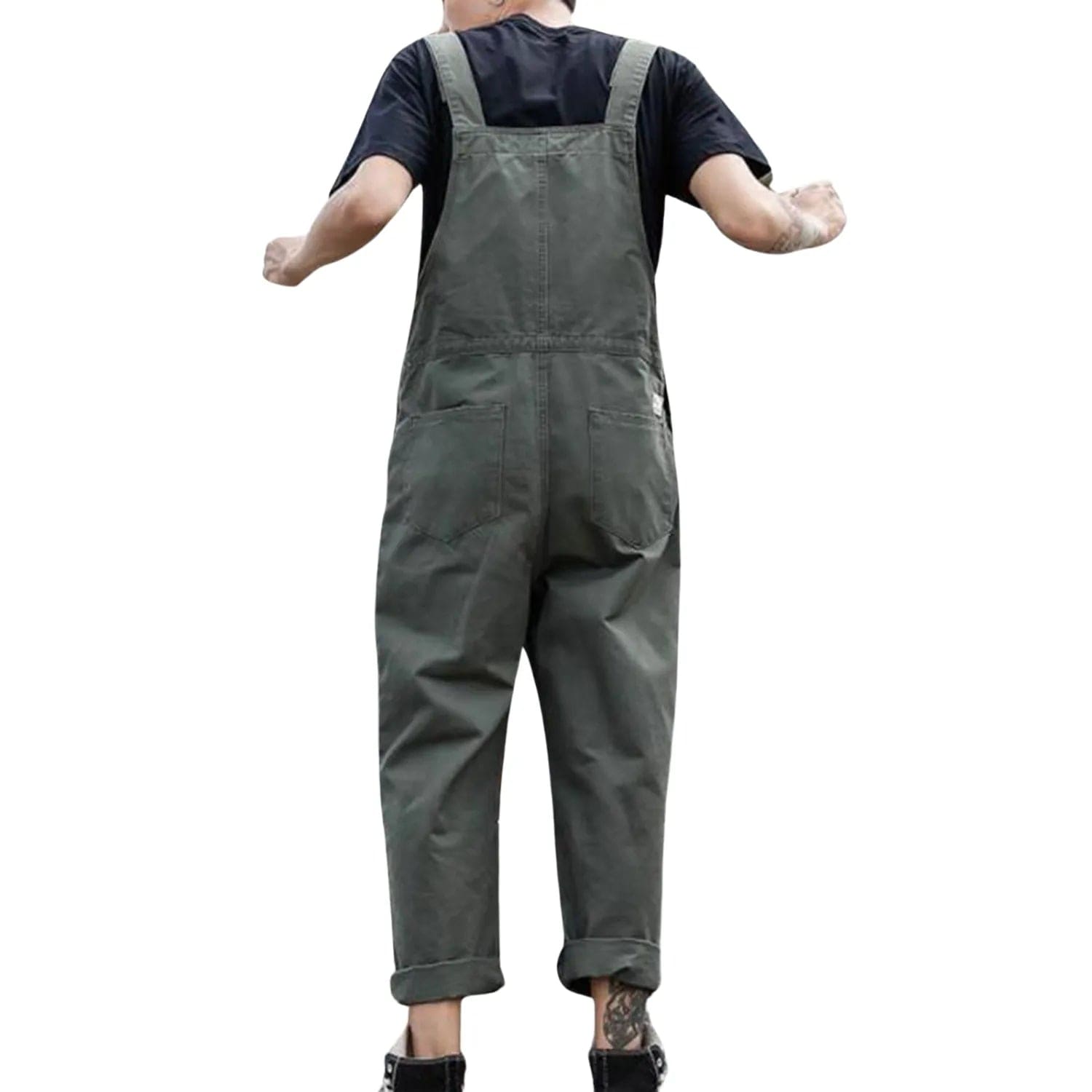 salopette jean look moderne