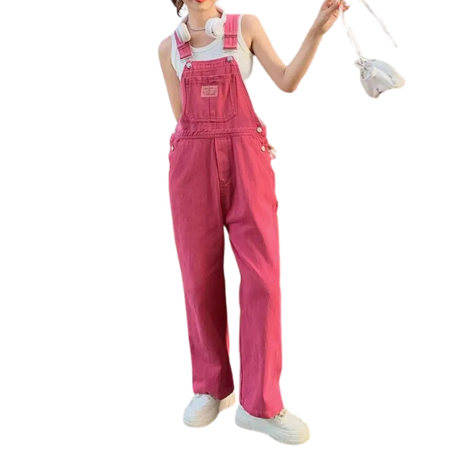 tenue jean rose femme