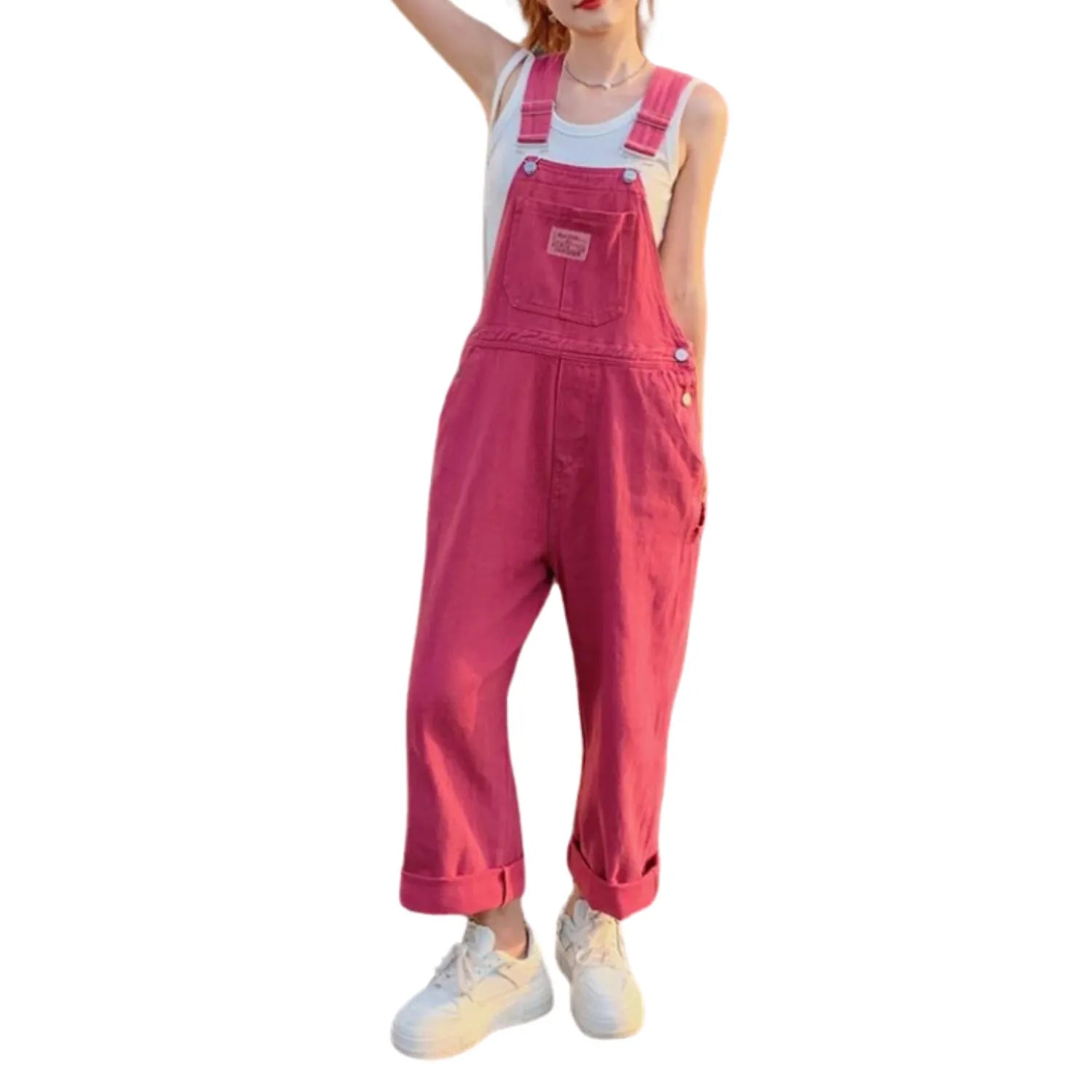 look tendance salopette rose