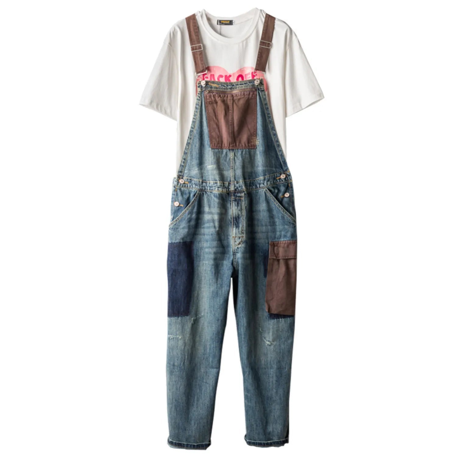 Salopette en denim robuste