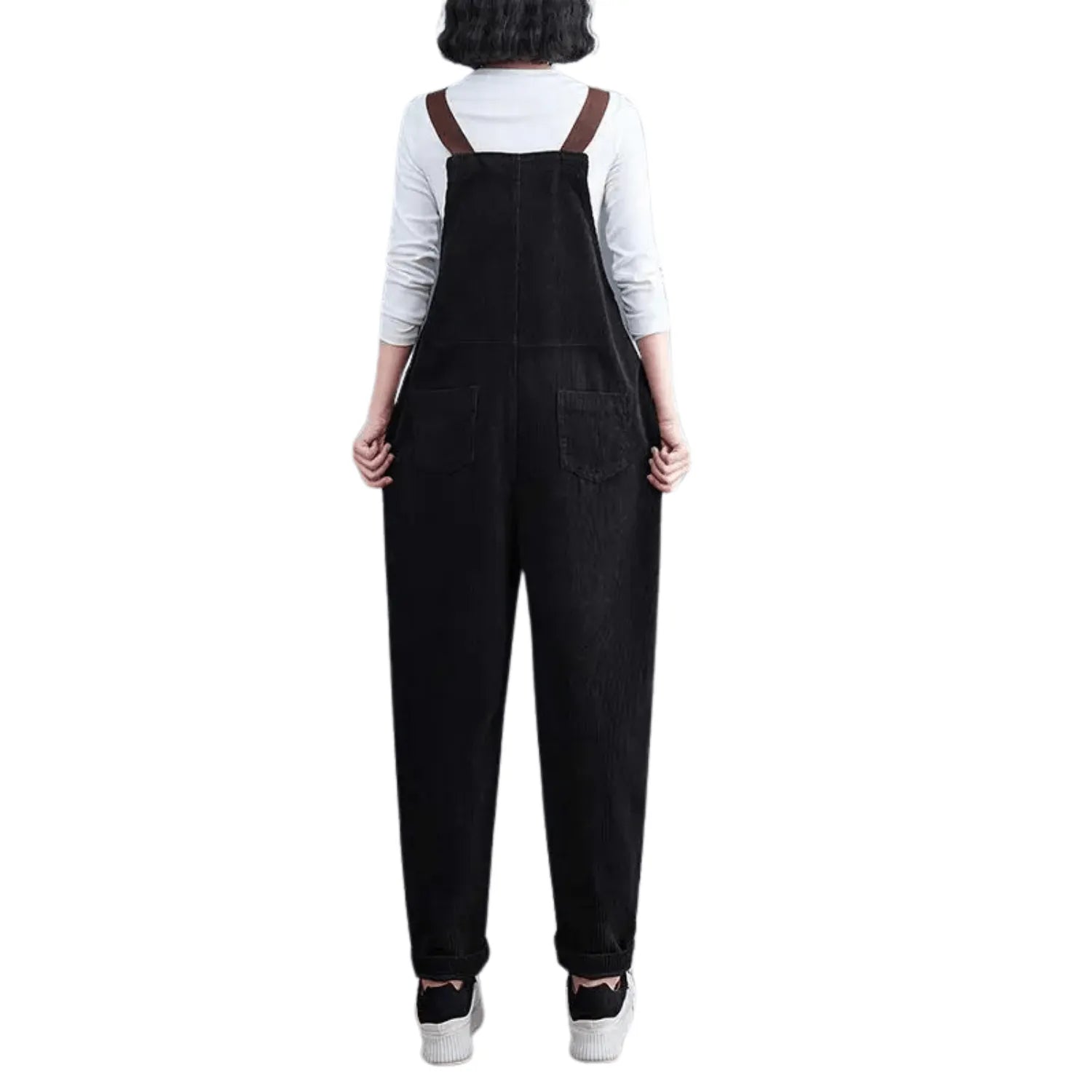 salopette femme en nylon noir