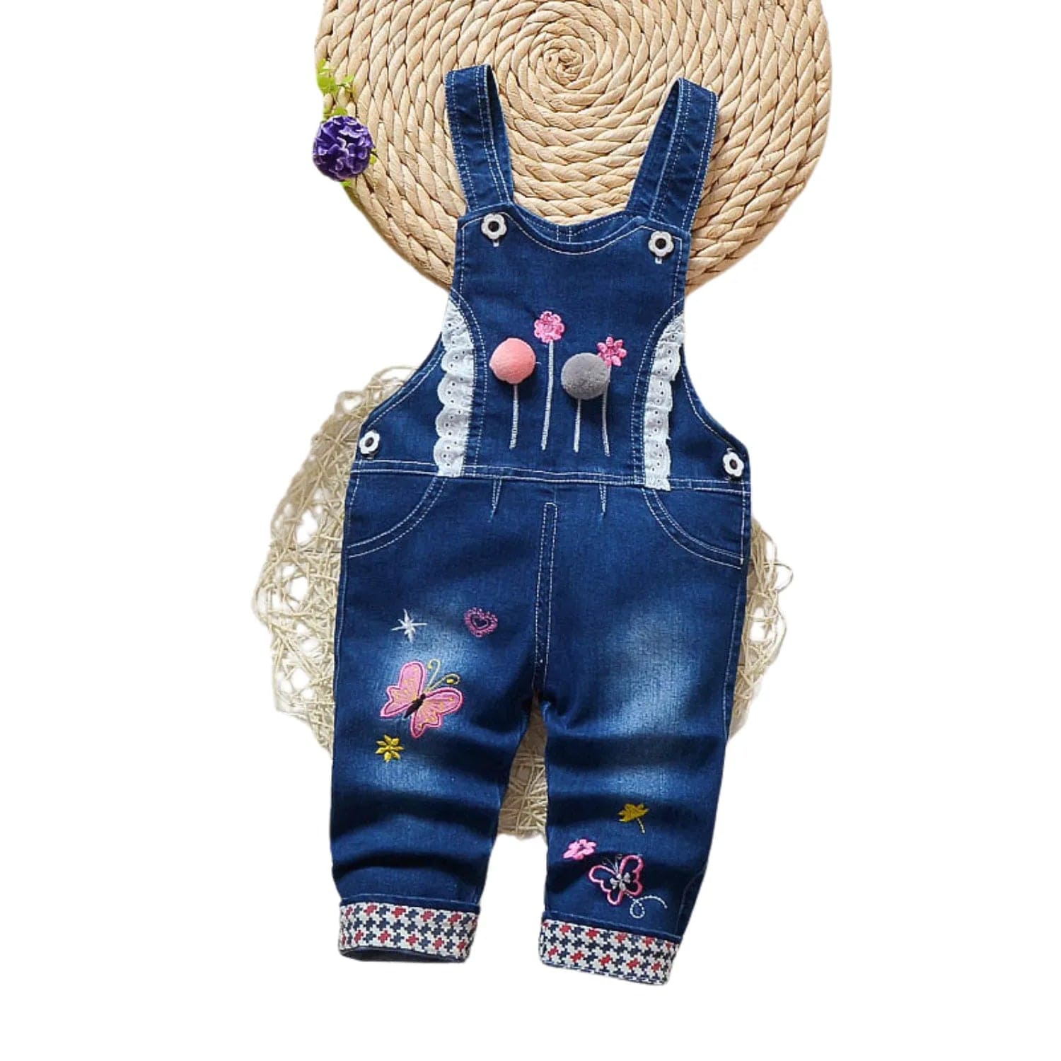 tenue enfant avec salopette papillons