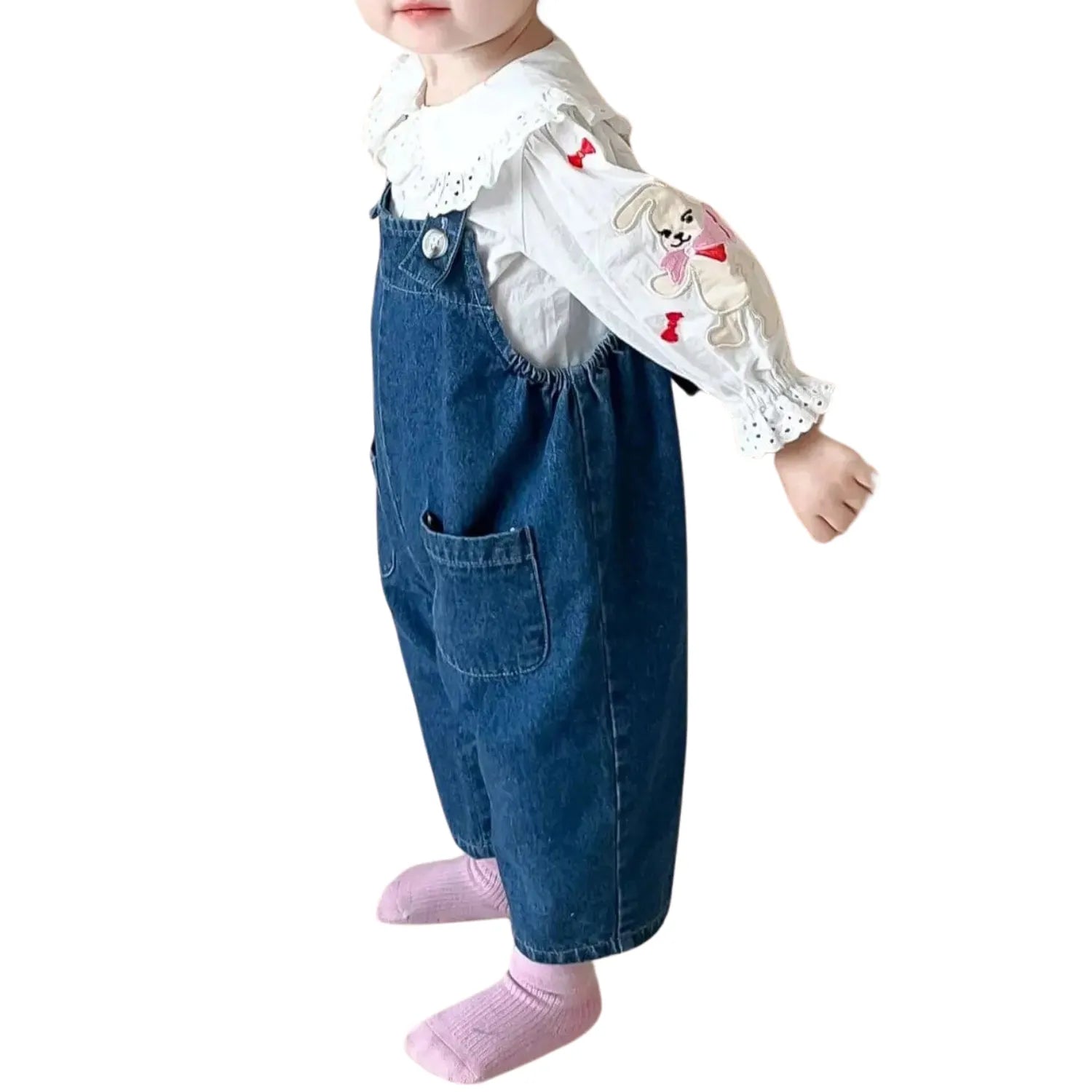 salopette mignonne en jean