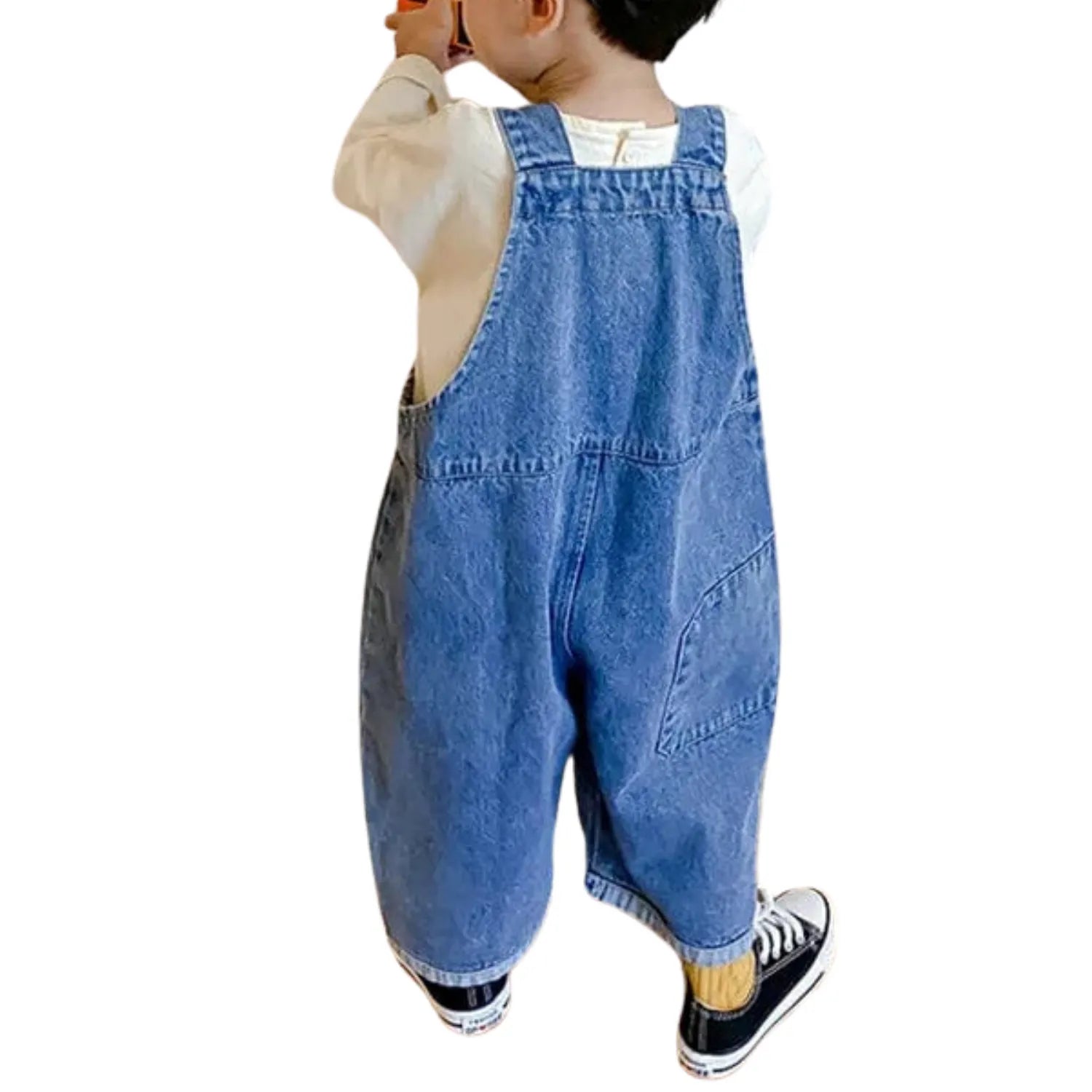 salopette décontractée en jean pour enfant
