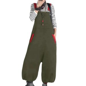 salopette femme en coton large
