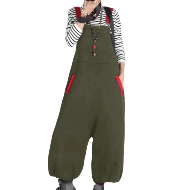 salopette femme en coton large