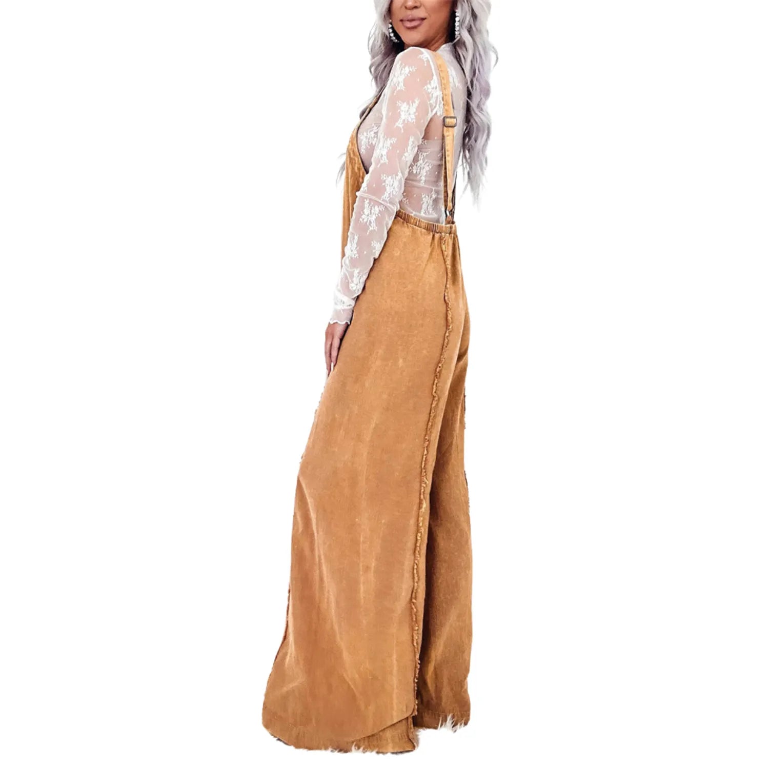 salopette femme vintage baggy