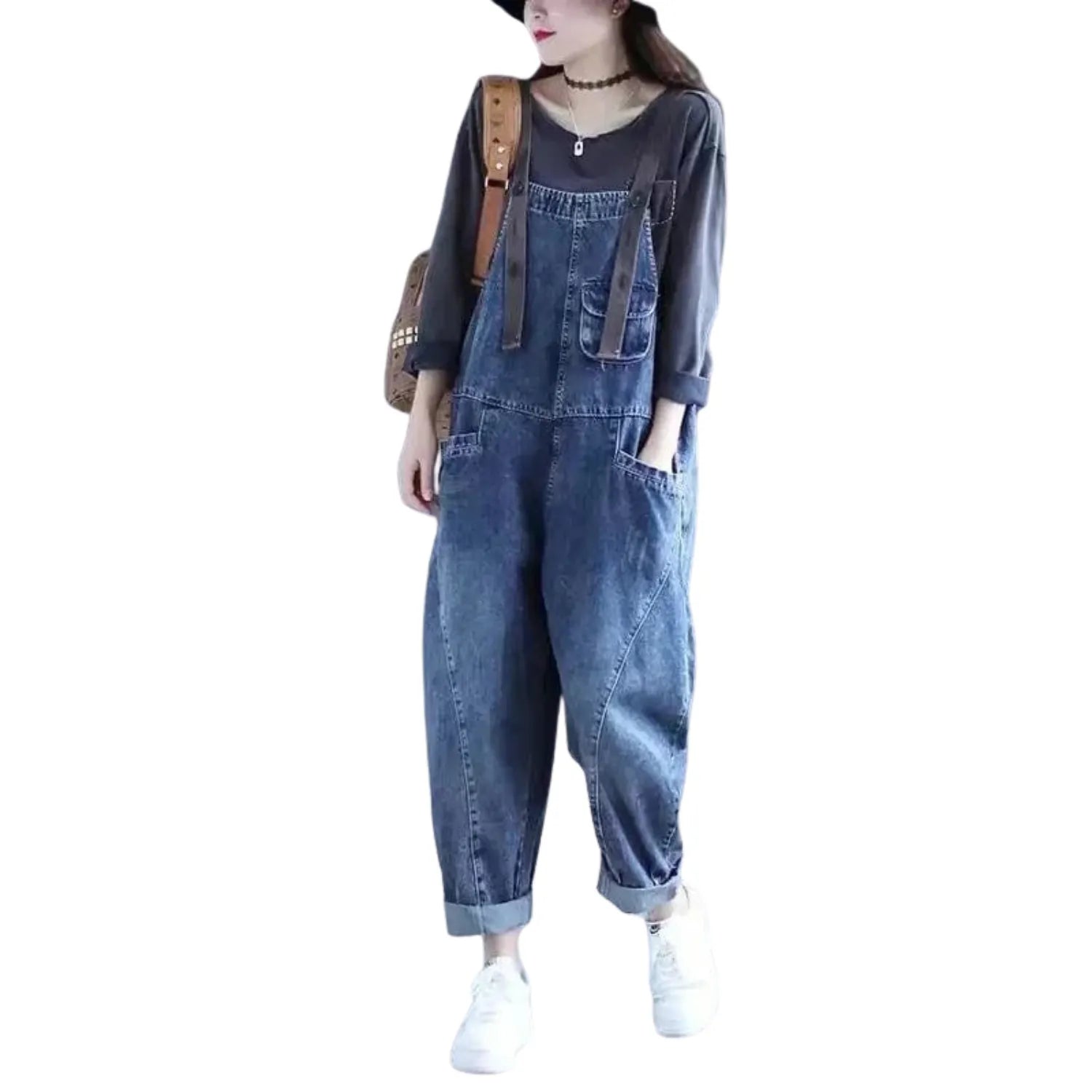 tenue ample en jean