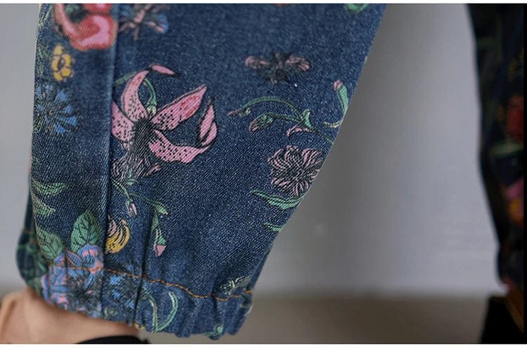 Salopette fleurie élégante pour femme