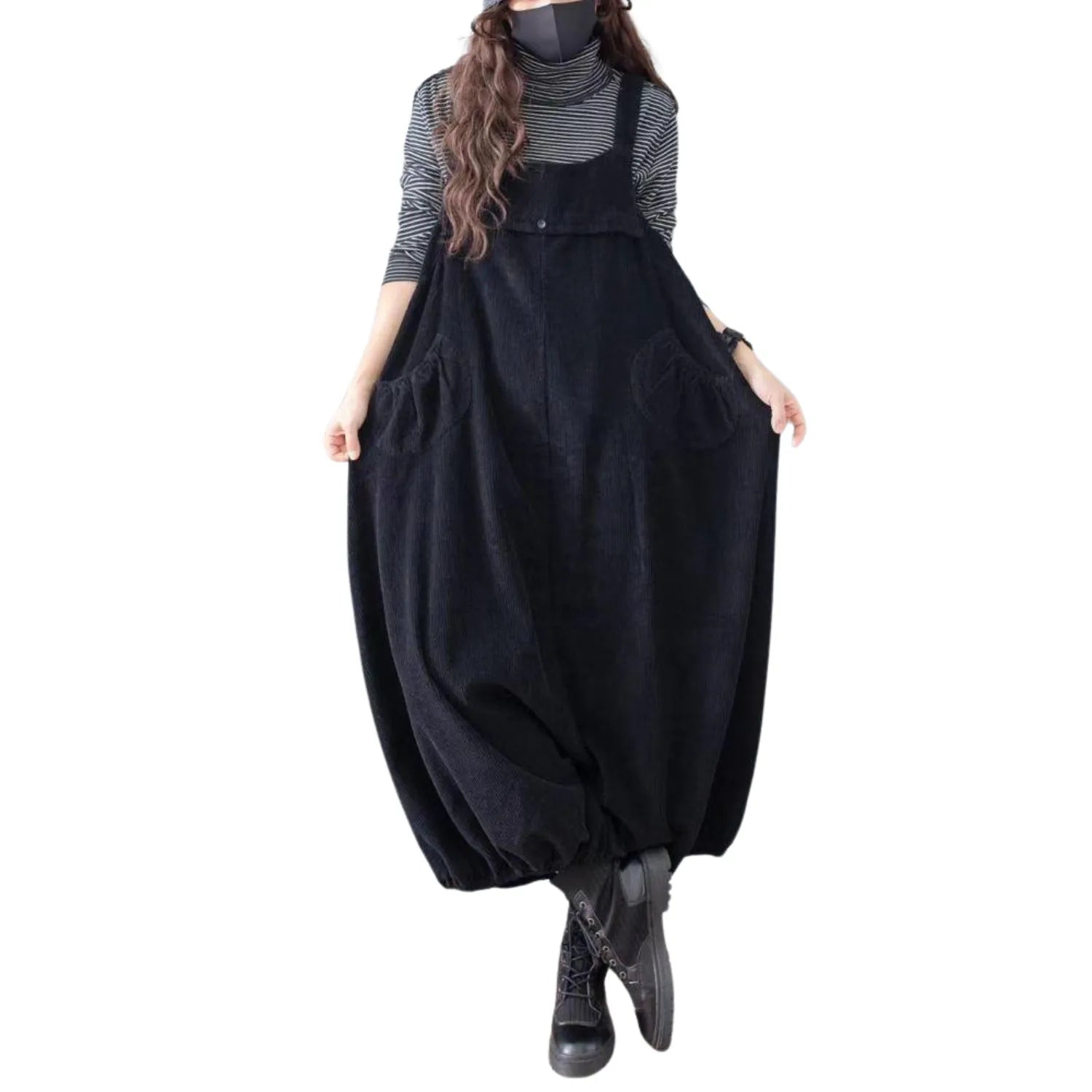Velours salopette grande taille