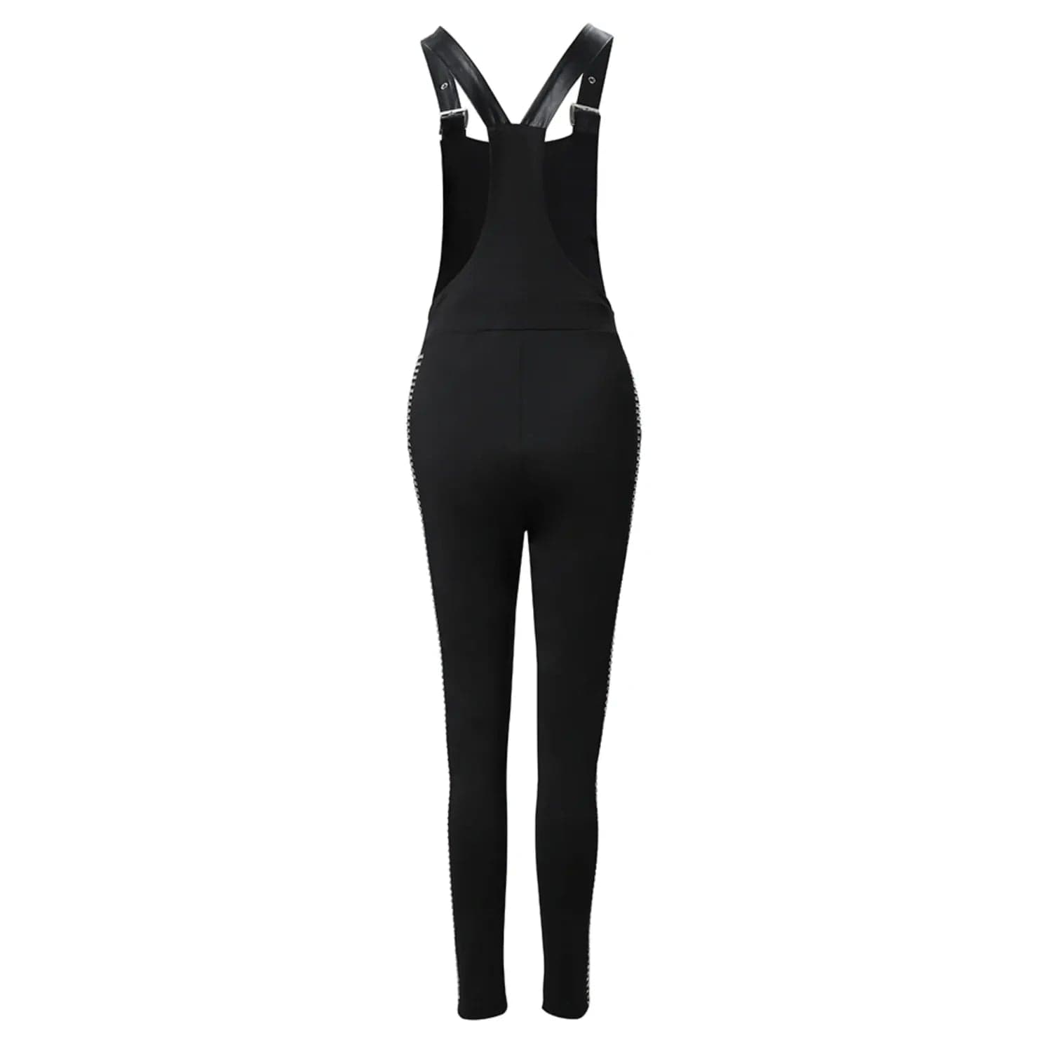 tenue chic salopette noire femme