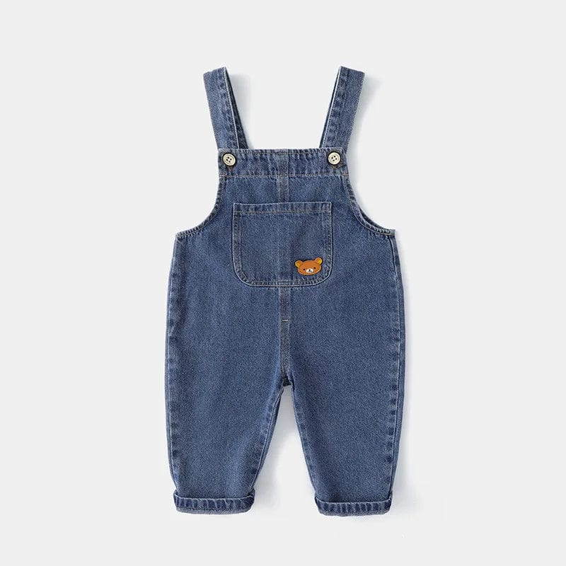 salopette enfant poche ours