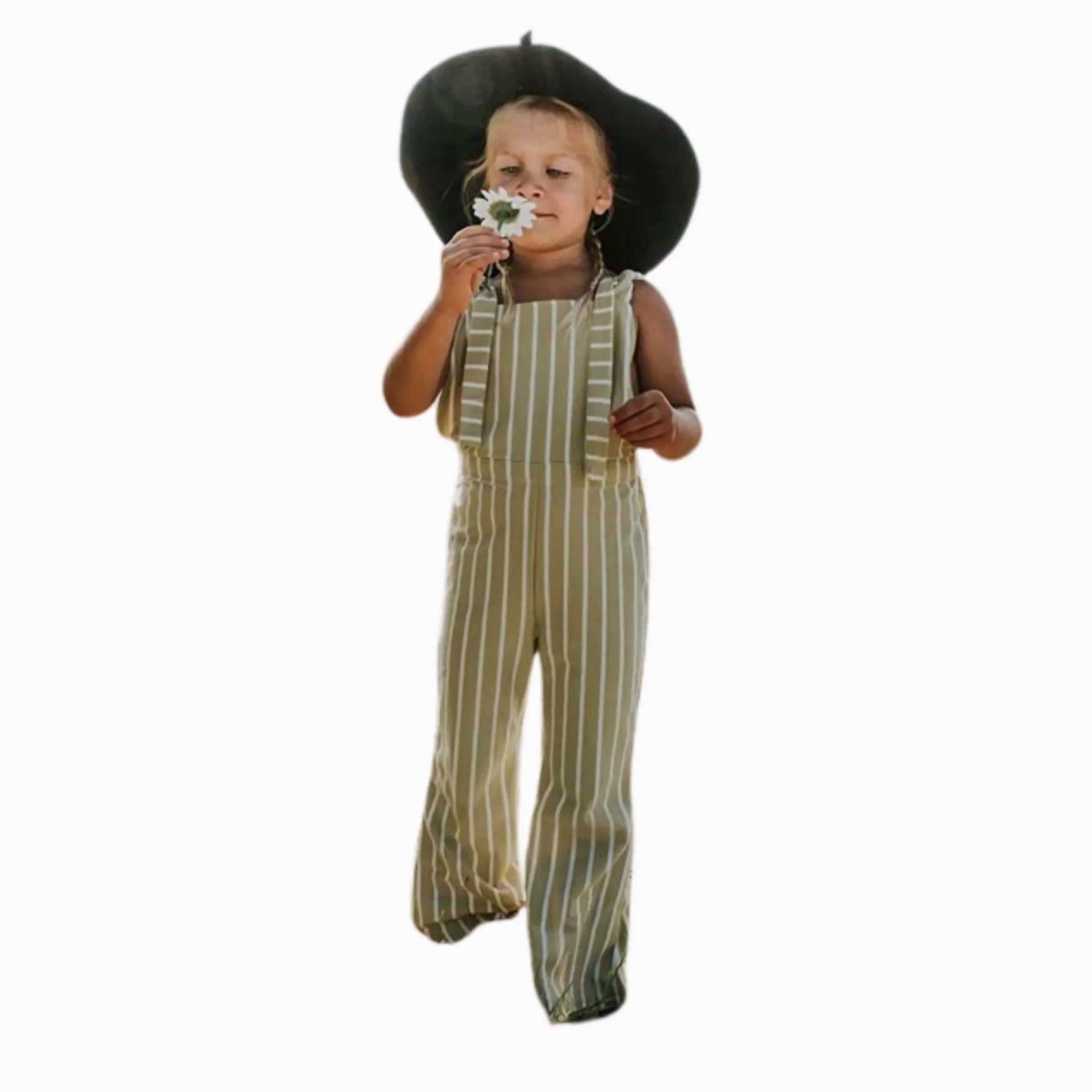 salopette rayée pour enfant