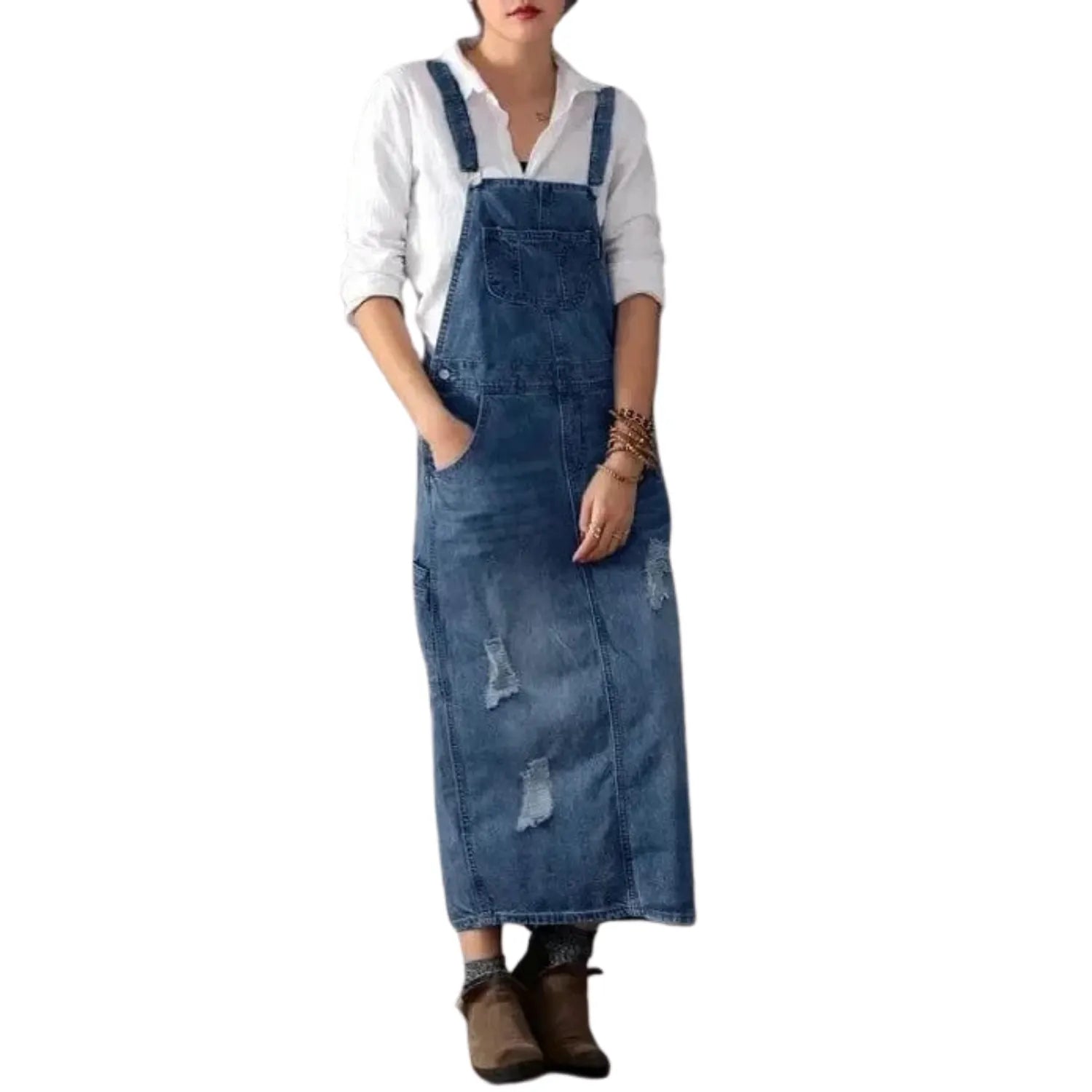 Salopette en Jean Mode Féminine
