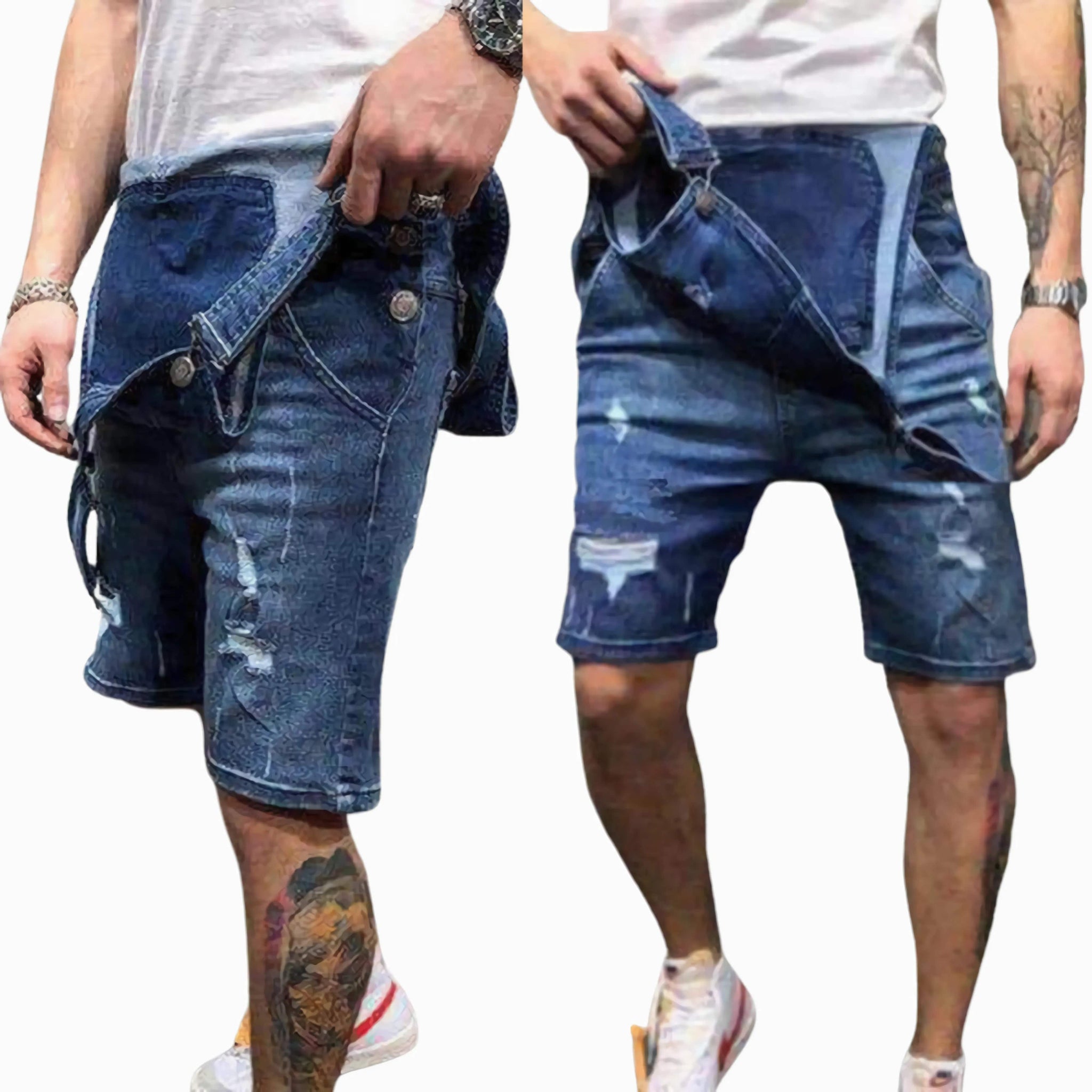 look décontracté en salopette