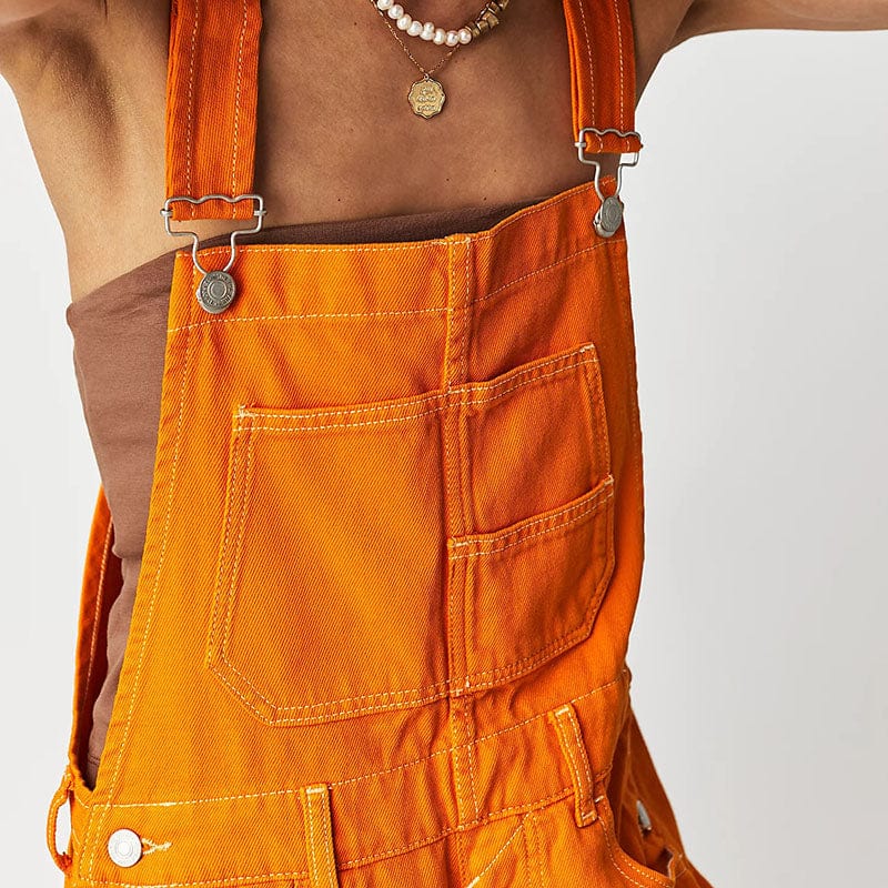Look décontracté salopette short