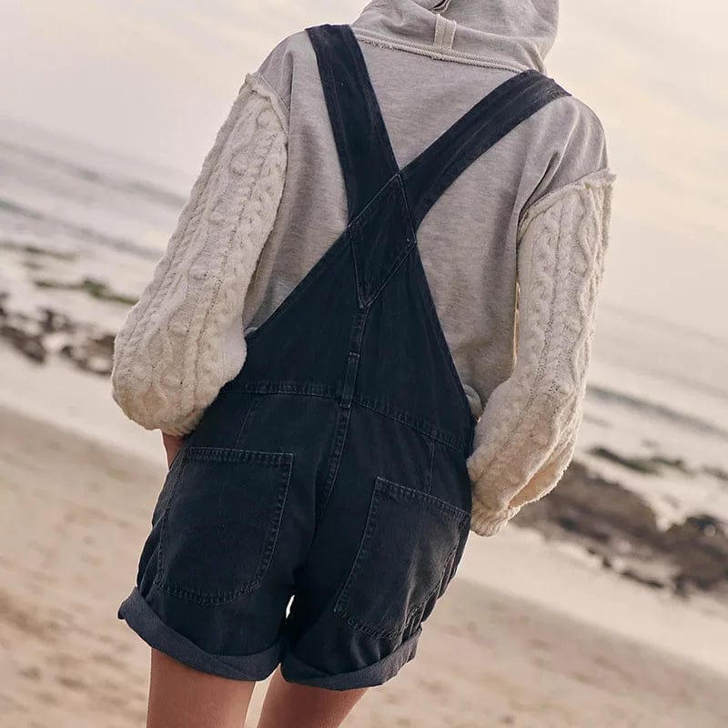 Salopette Short femme avec poches pratiques