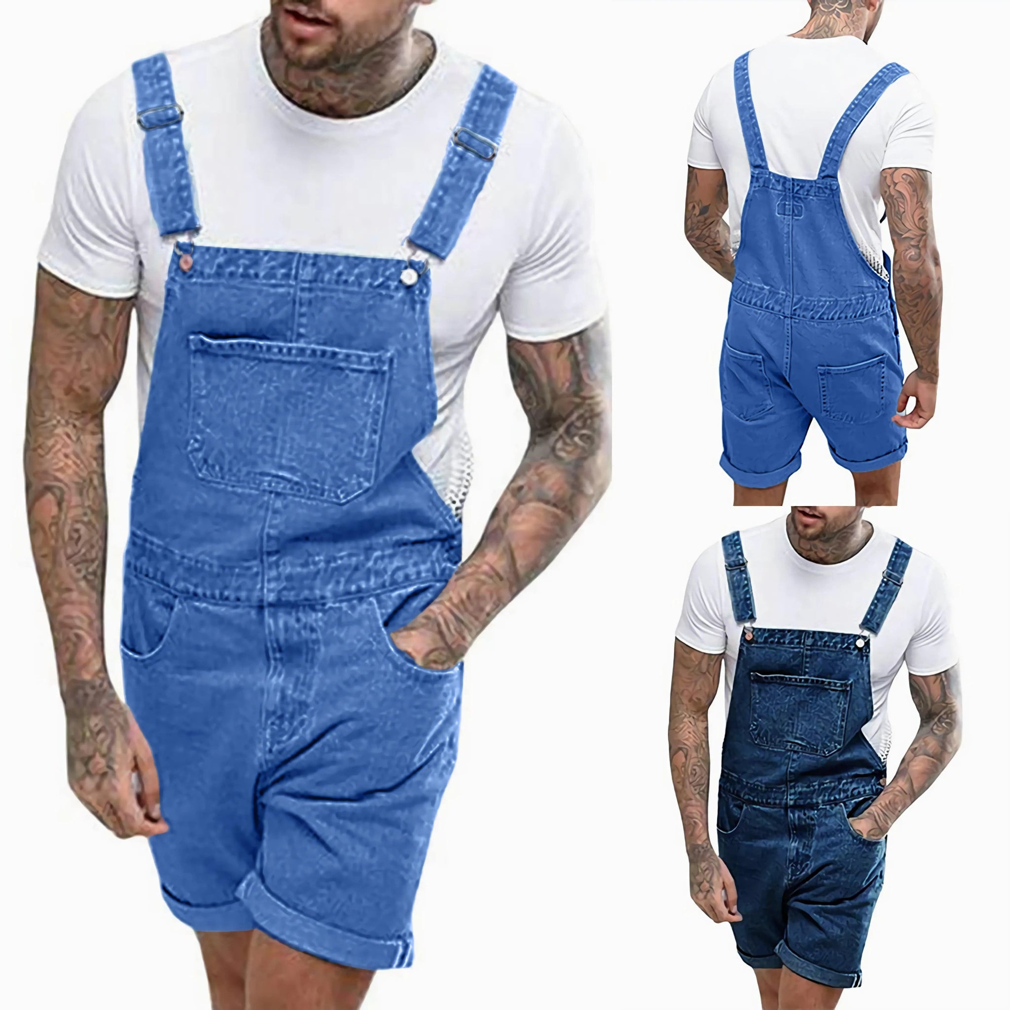 Style jean salopette homme