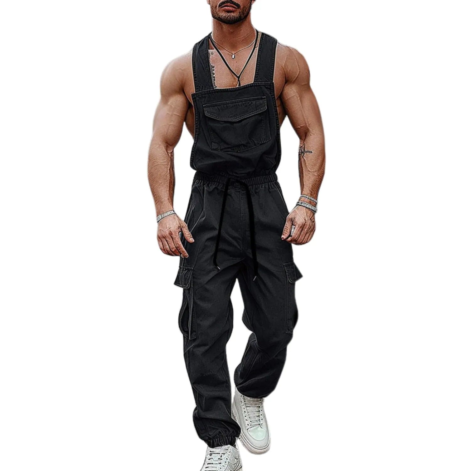 salopette homme style urbain