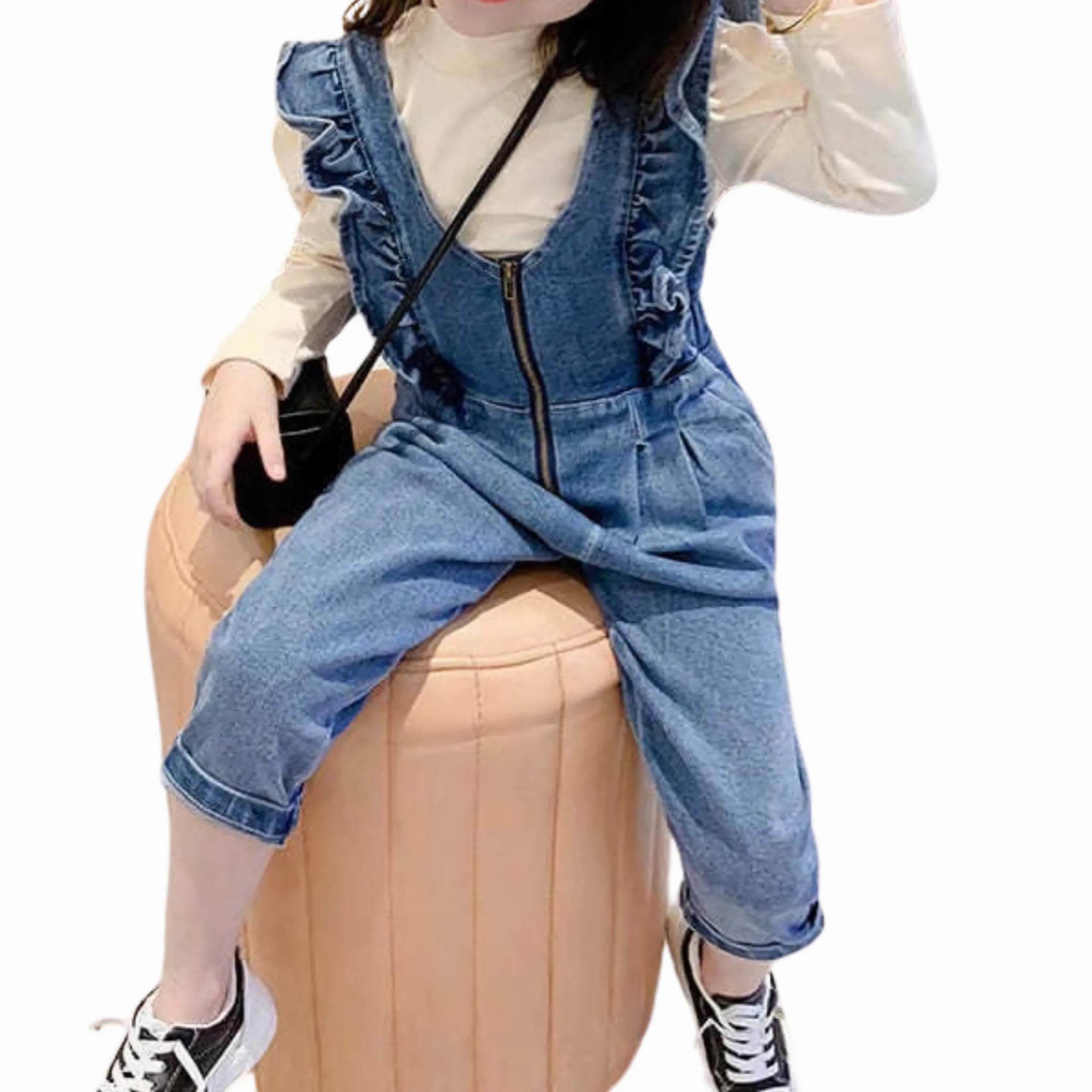 salopette enfant en denim