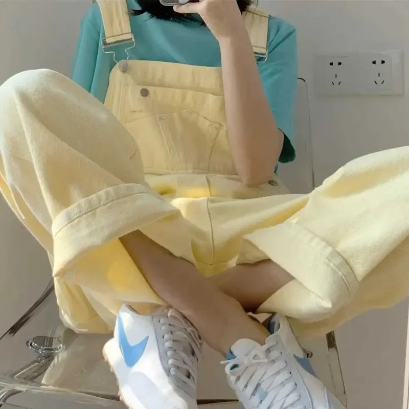 salopette jaune moderne